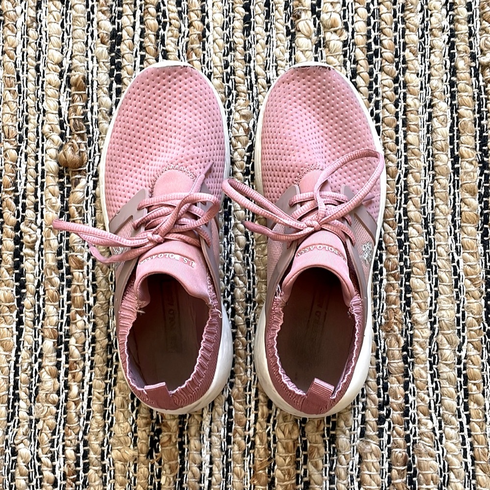 Dusty rose Polo tennis shoes size 7.5